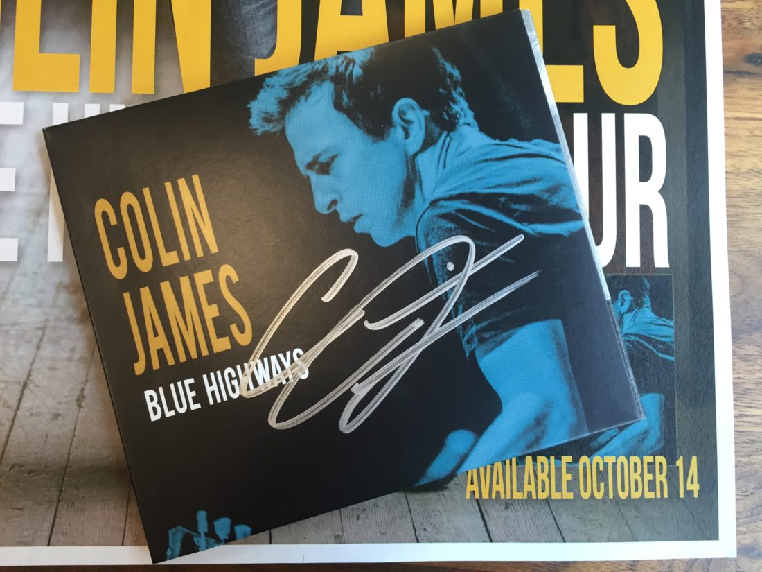 Colin James Autographed CDs