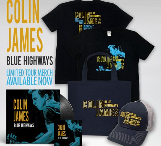 Colin James Blue Highways Tour Merch