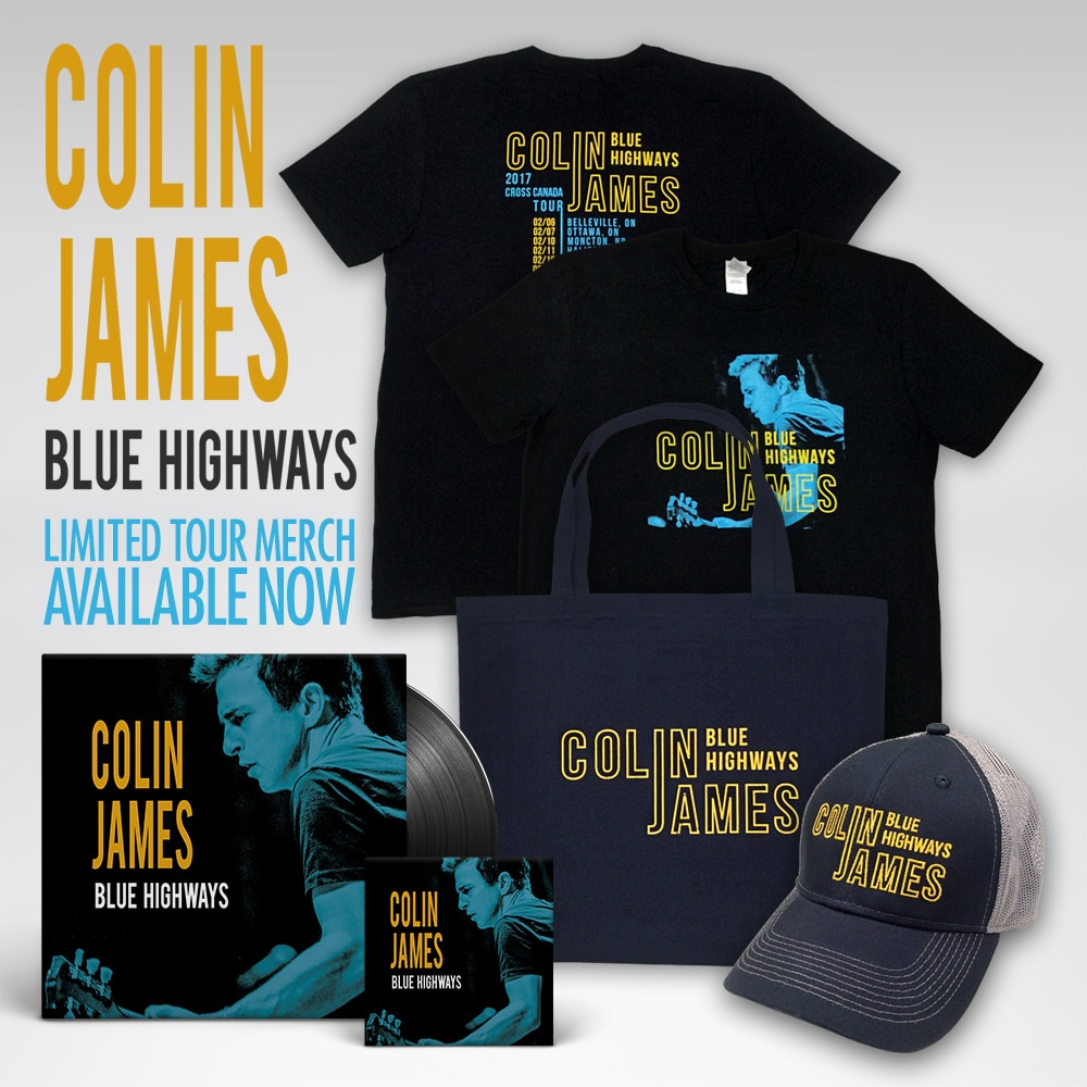 Colin James Blue Highways Tour Merch