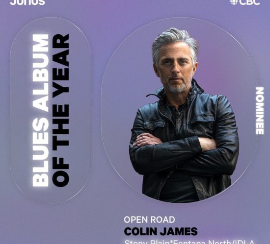 Colin James - Juno Awards - Blues Album of the Year Nomination